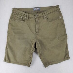 DU/ER Performance Shorts Mens 34 Olive Green N2X Relaxed Fit 5-Pocket Stretch
